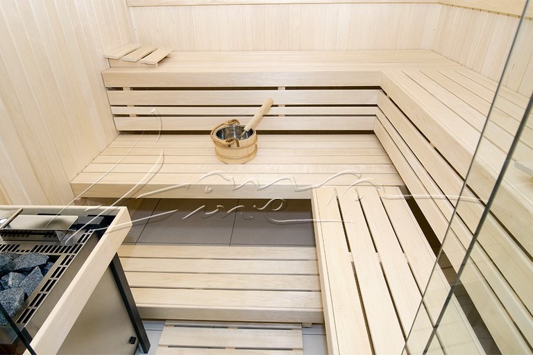 Larauline Sauna Nora Inneneinrichtung